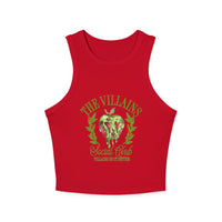 The Villains Social Club Women's Micro Rib Racer Tank Top