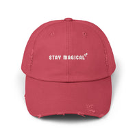 Stay Magical Unisex Distressed Cap