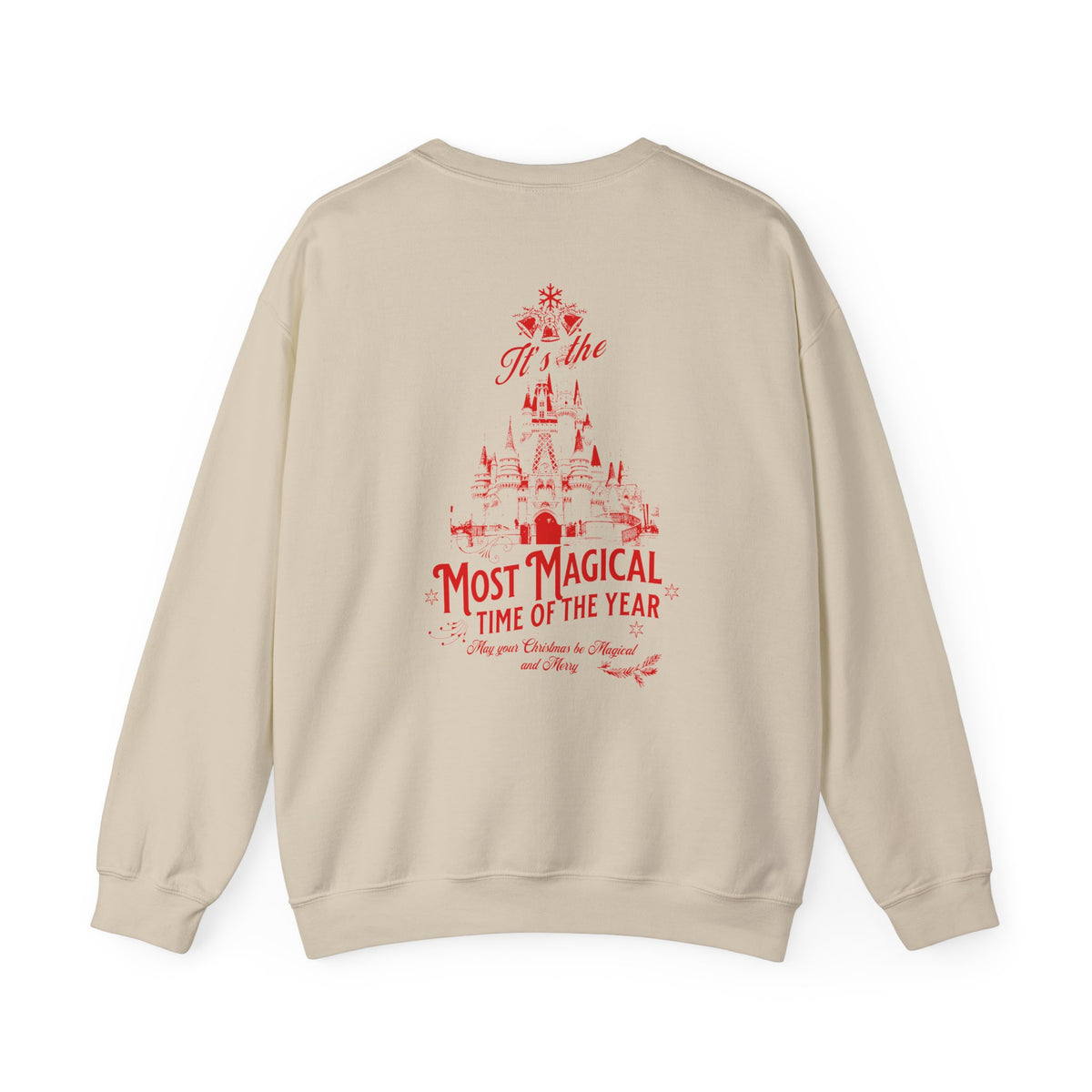 It's The Most Magical Time of the Year Castle Comfort Colors Unisex Garment-dyed Long Sleeve T-Shirt