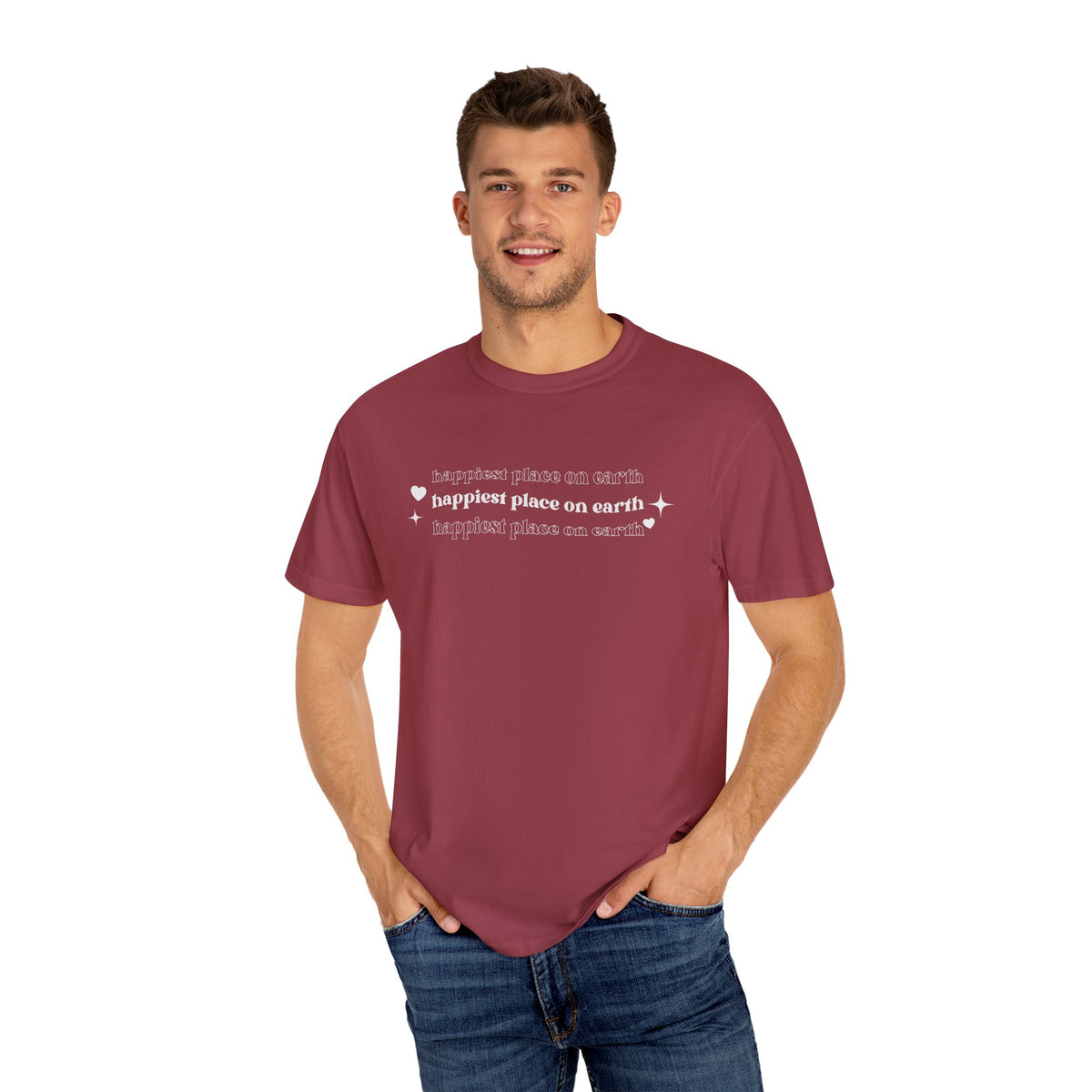 The Happiest Place On Earth Comfort Colors Unisex Garment-Dyed T-shirt