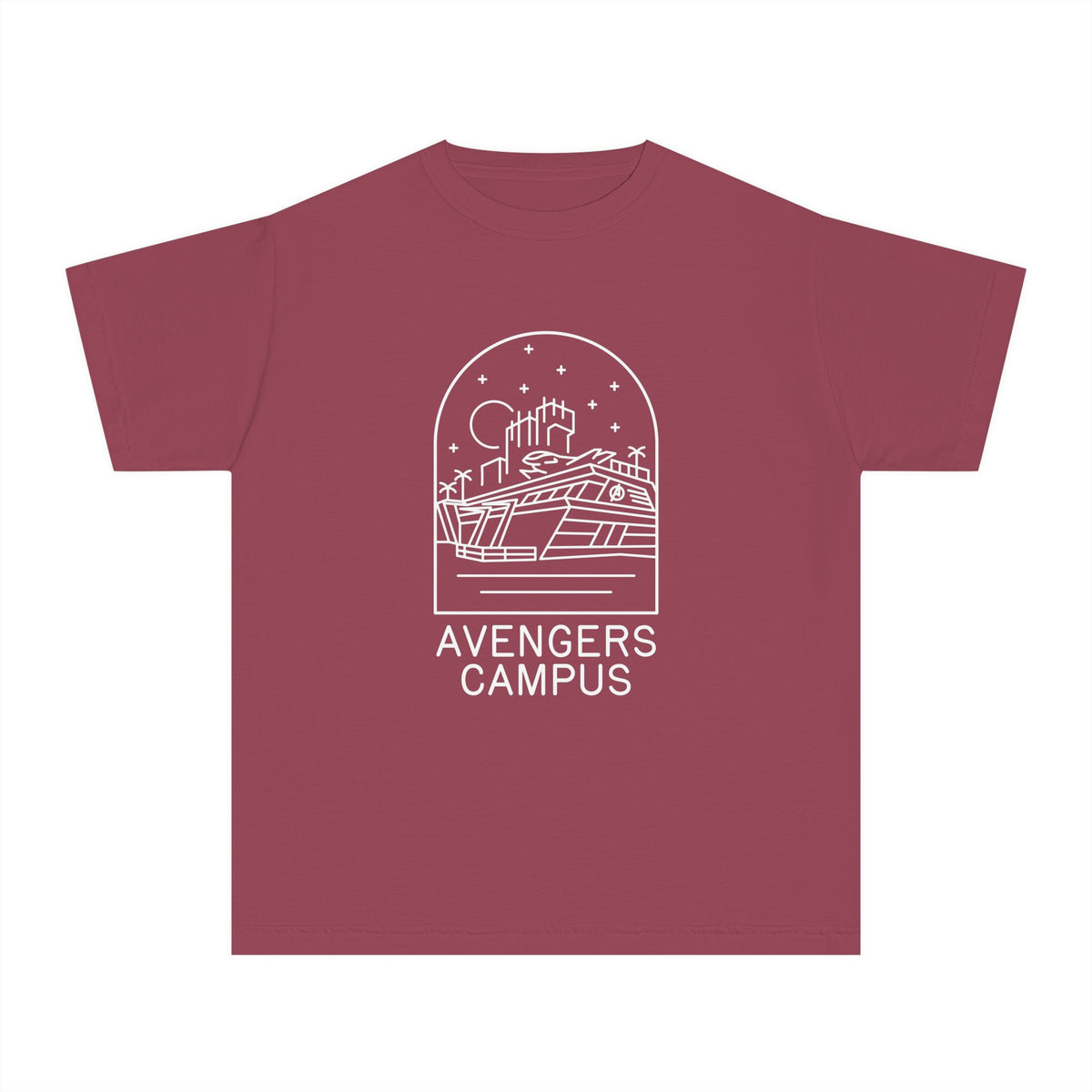 Avengers Campus Comfort Colors Youth Midweight Tee