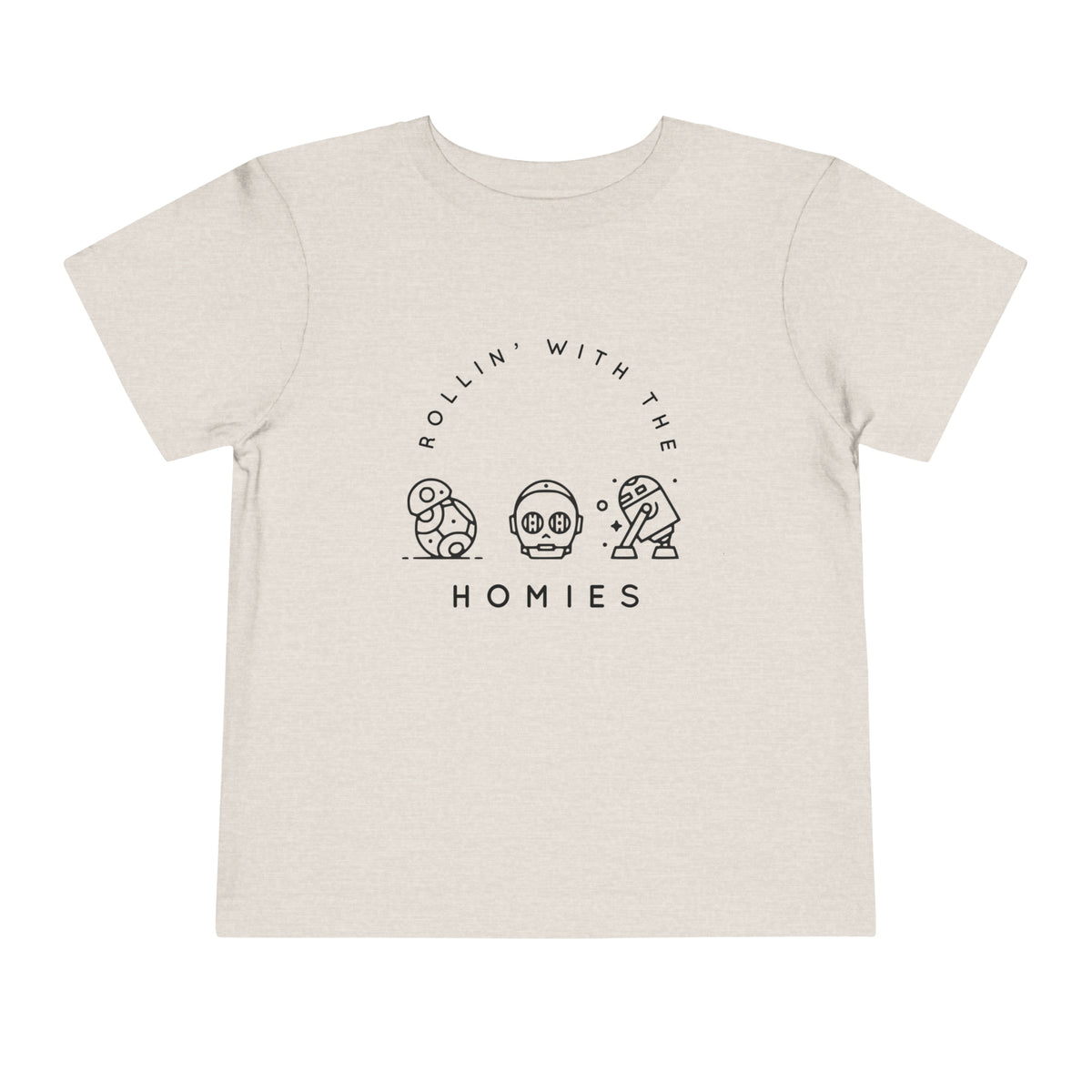 Rollin’ With The Homies Bella Canvas Toddler Short Sleeve Tee