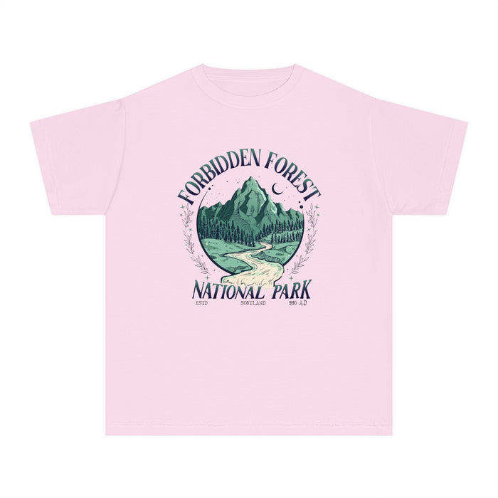 Forbidden Forest National Park Comfort Colors Youth Midweight Tee