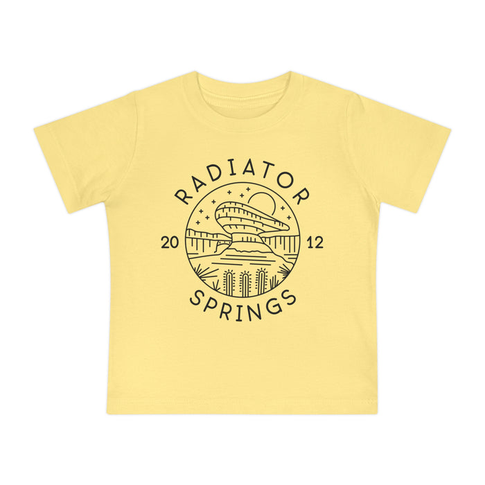 Radiator Springs Bella Canvas Baby Short Sleeve T-Shirt