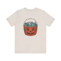 Turquoise Pumpkin Bella Canvas Unisex Jersey Short Sleeve Tee