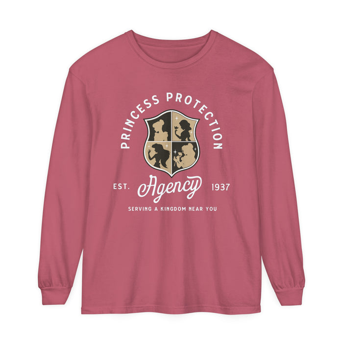 Princess Protection Agency Comfort Colors Unisex Garment-dyed Long Sleeve T-Shirt