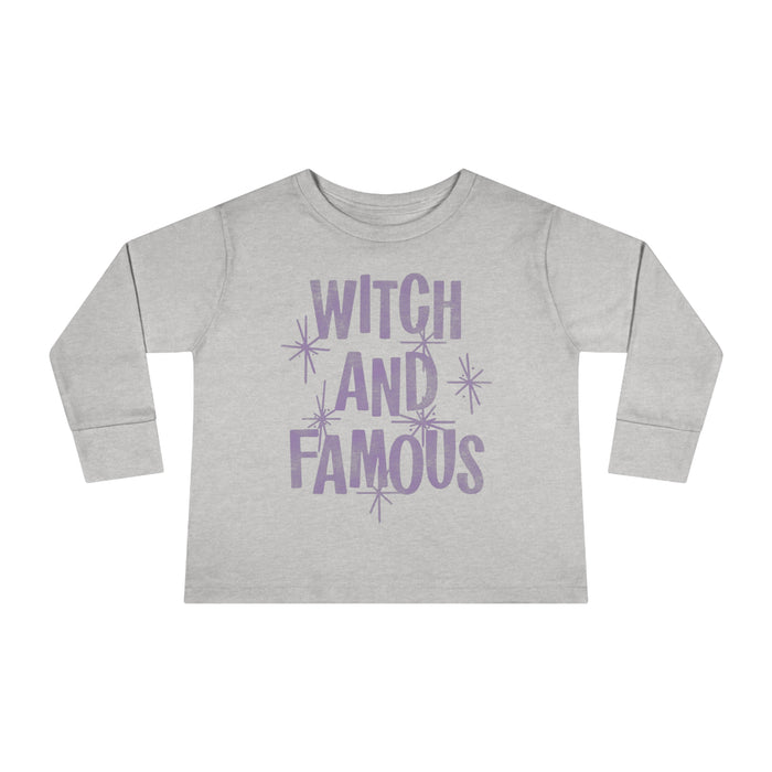 Witch and Famous Rabbit Skins Toddler Long Sleeve Tee