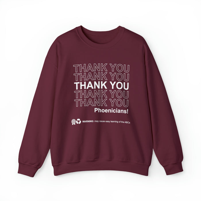 Thank you Phoenicians Gildan Unisex Heavy Blend™ Crewneck Sweatshirt