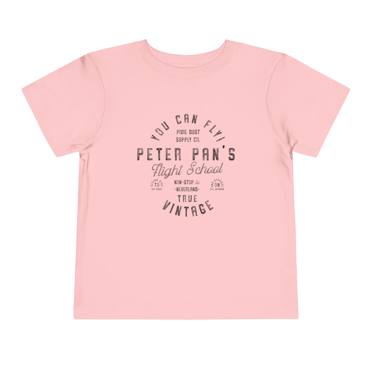 Pan's Flight School Bella Canvas Toddler Short Sleeve Tee