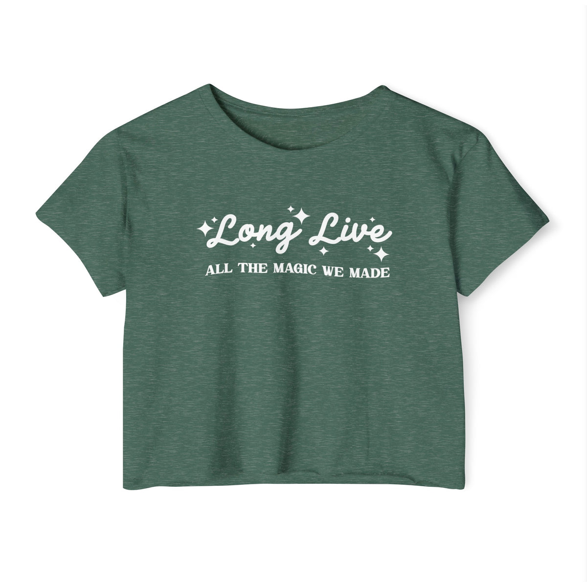 Long Live All The Magic We Made Women's Festival Crop Top