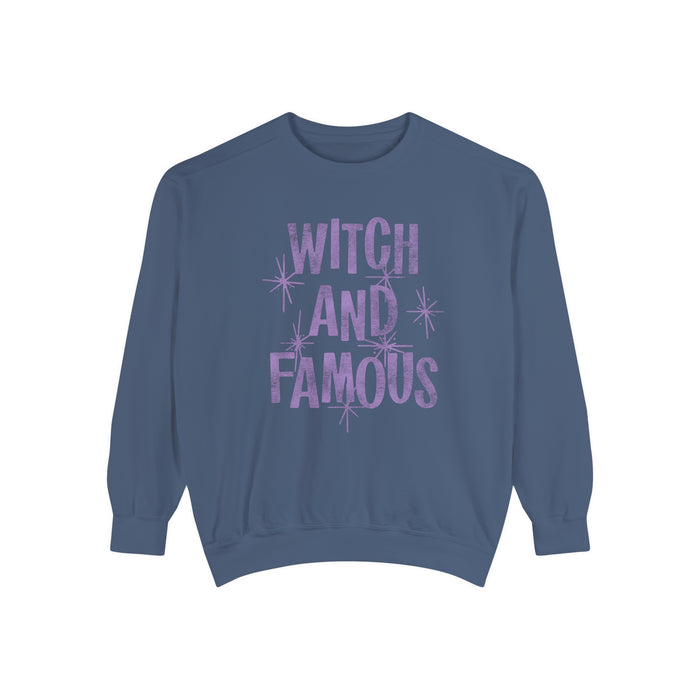 Witch and Famous Comfort Colors Unisex Garment-Dyed Sweatshirt