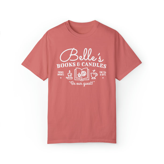 Belle’s Books & Candles Co Comfort Colors Unisex Garment-Dyed T-shirt