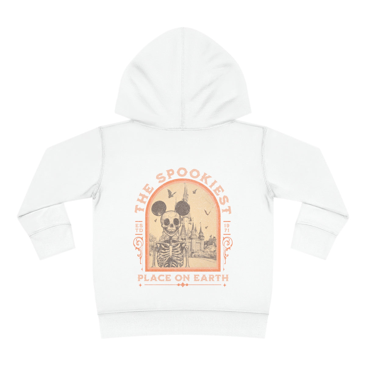 The Spookiest Place on Earth Toddler Pullover Rabbit Skins Fleece Hoodie