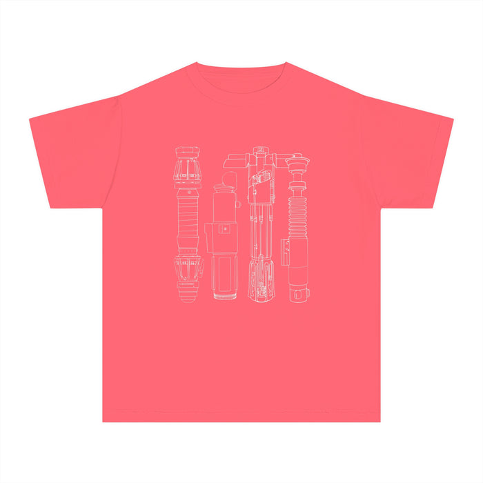 Lightsabers Comfort Colors Youth Midweight Tee