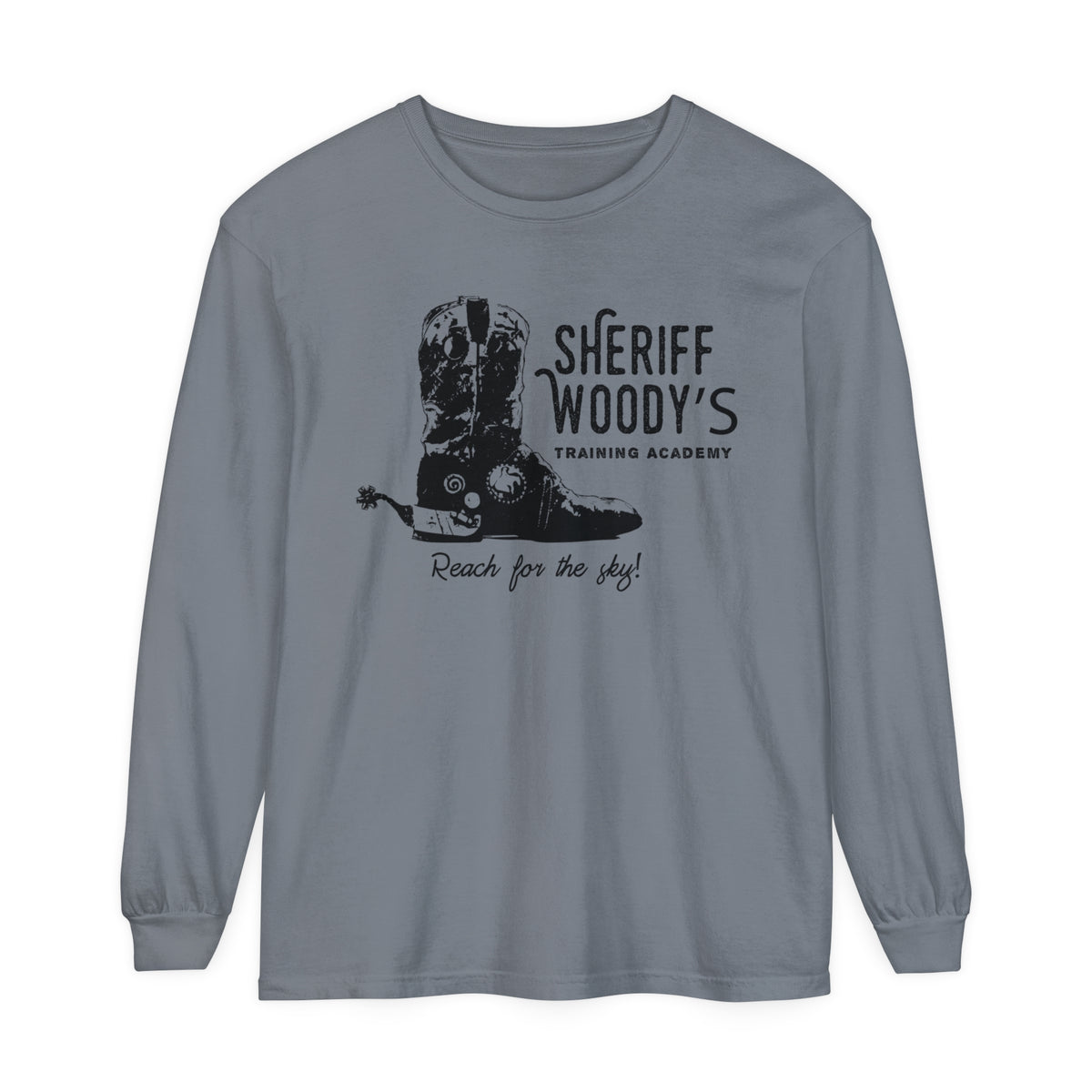 Sheriff Woody’s Training Academy Comfort Colors Unisex Garment-dyed Long Sleeve T-Shirt