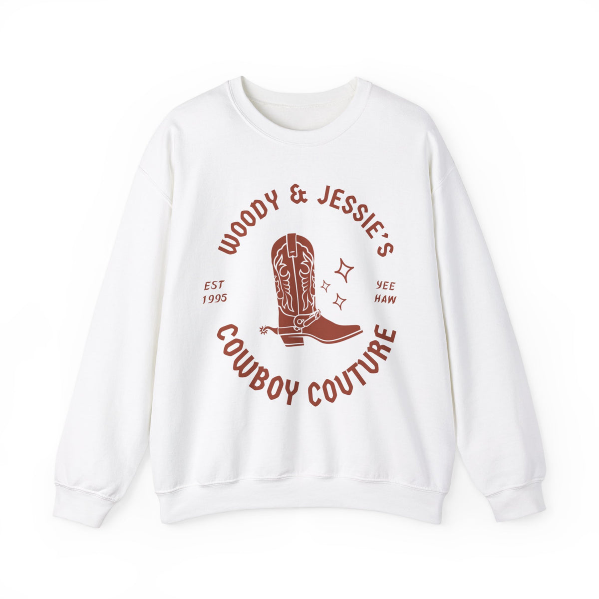 Woody & Jessie's Cowboy Couture Gildan Unisex Heavy Blend™ Crewneck Sweatshirt