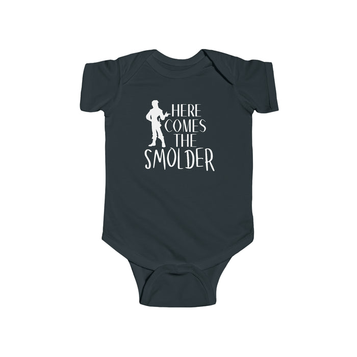 Here Comes The Smolder Rabbit Skins Infant Fine Jersey Bodysuit