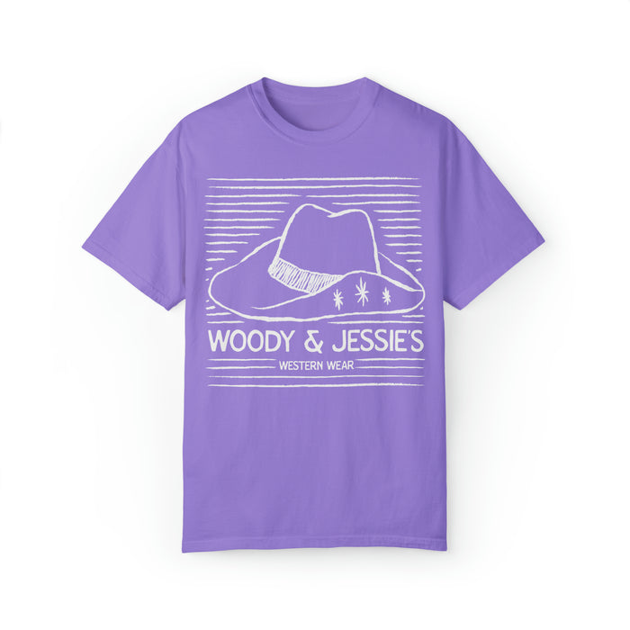 Woody & Jessie's Western Wear Comfort Colors Unisex Garment-Dyed T-shirt