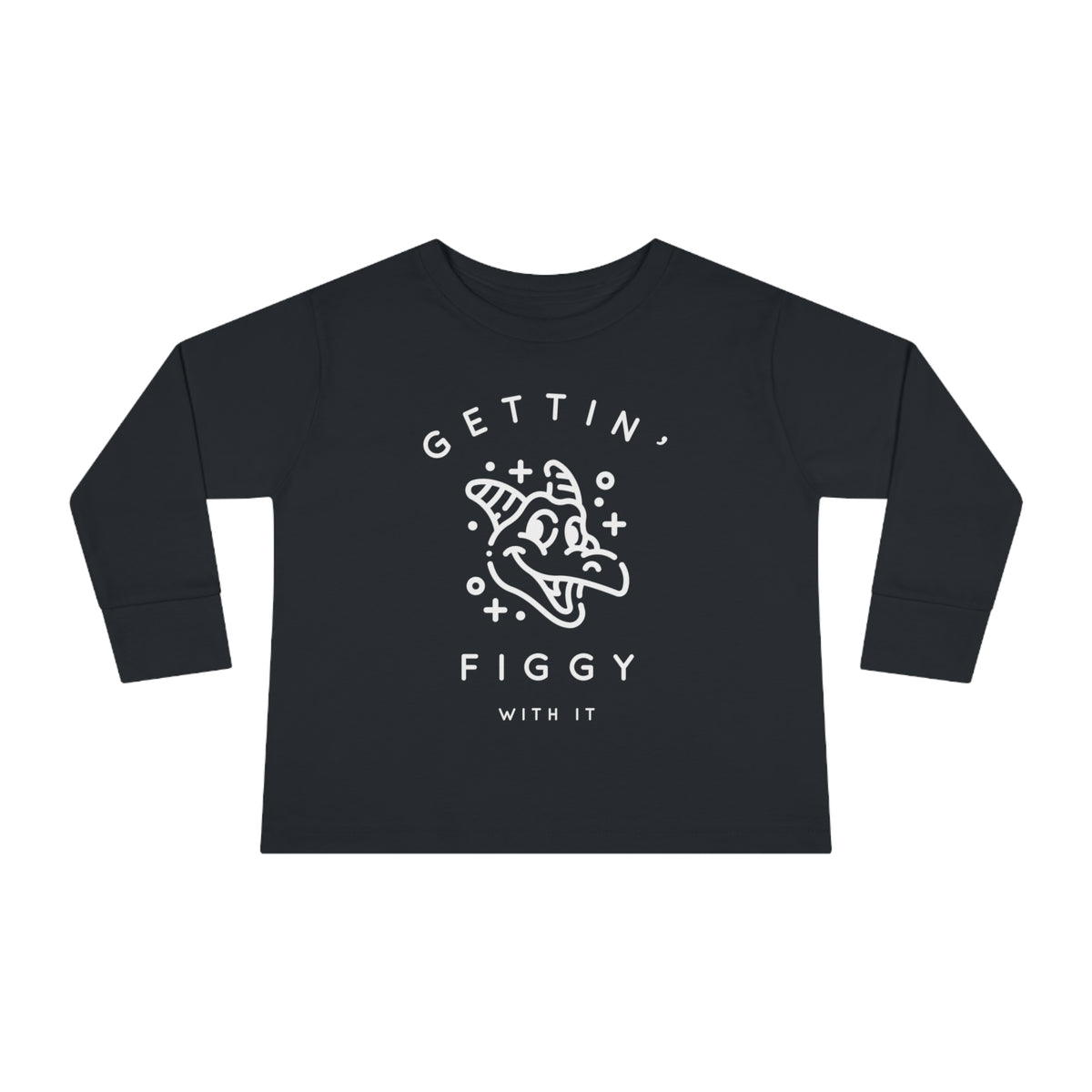 Gettin' Figgy With It Rabbit Skins Toddler Long Sleeve Tee
