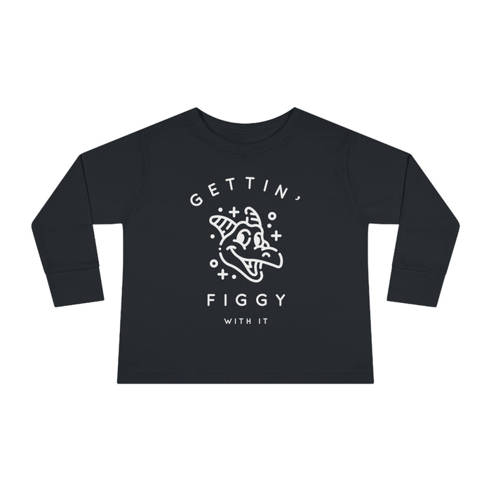 Gettin' Figgy With It Rabbit Skins Toddler Long Sleeve Tee