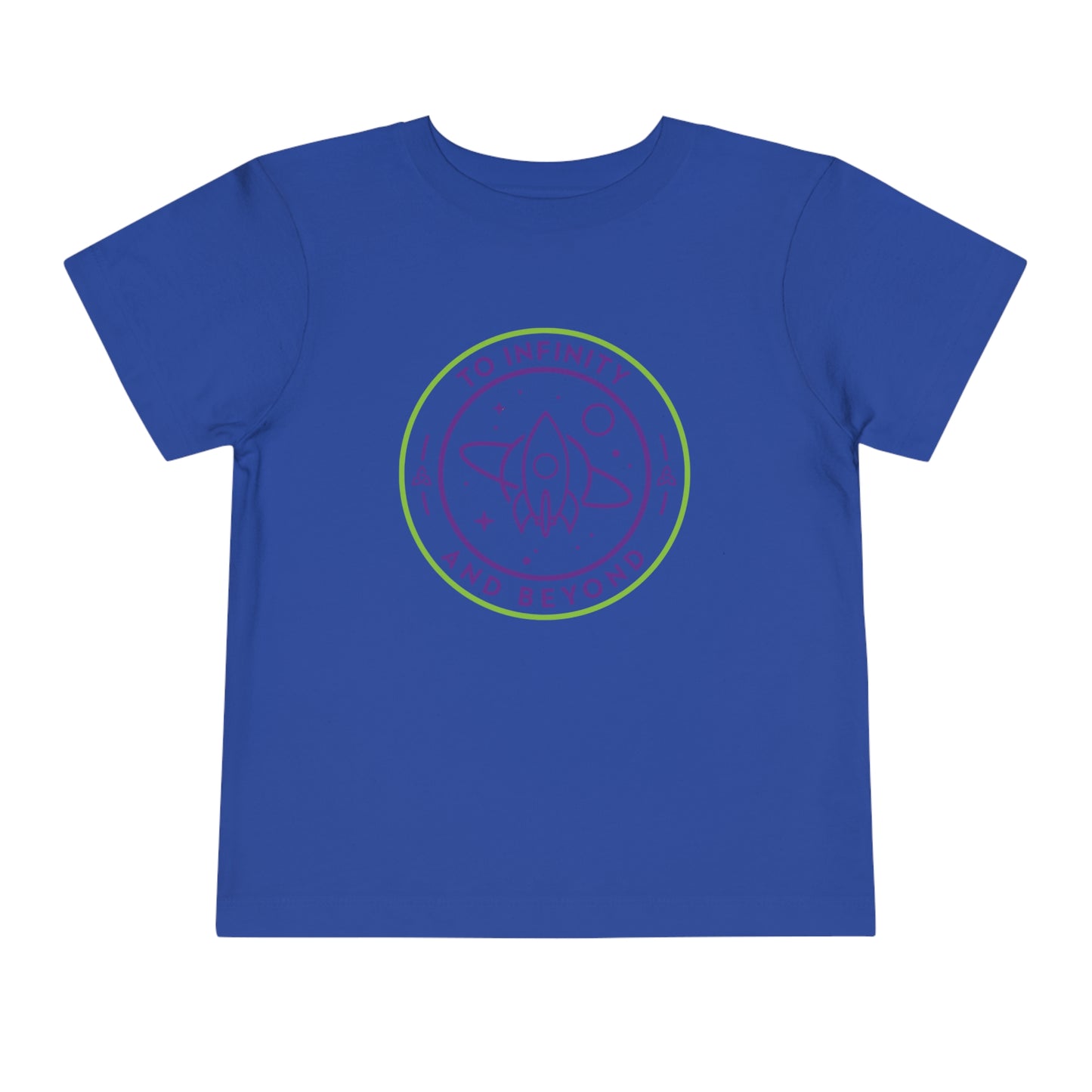 To Infinity And Beyond Bella Canvas Toddler Short Sleeve Tee