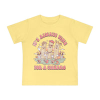 It's Always Time For A Churro Bella Canvas Baby Short Sleeve T-Shirt