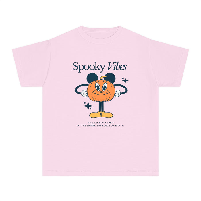 Spooky Vibes Comfort Colors Youth Midweight Tee