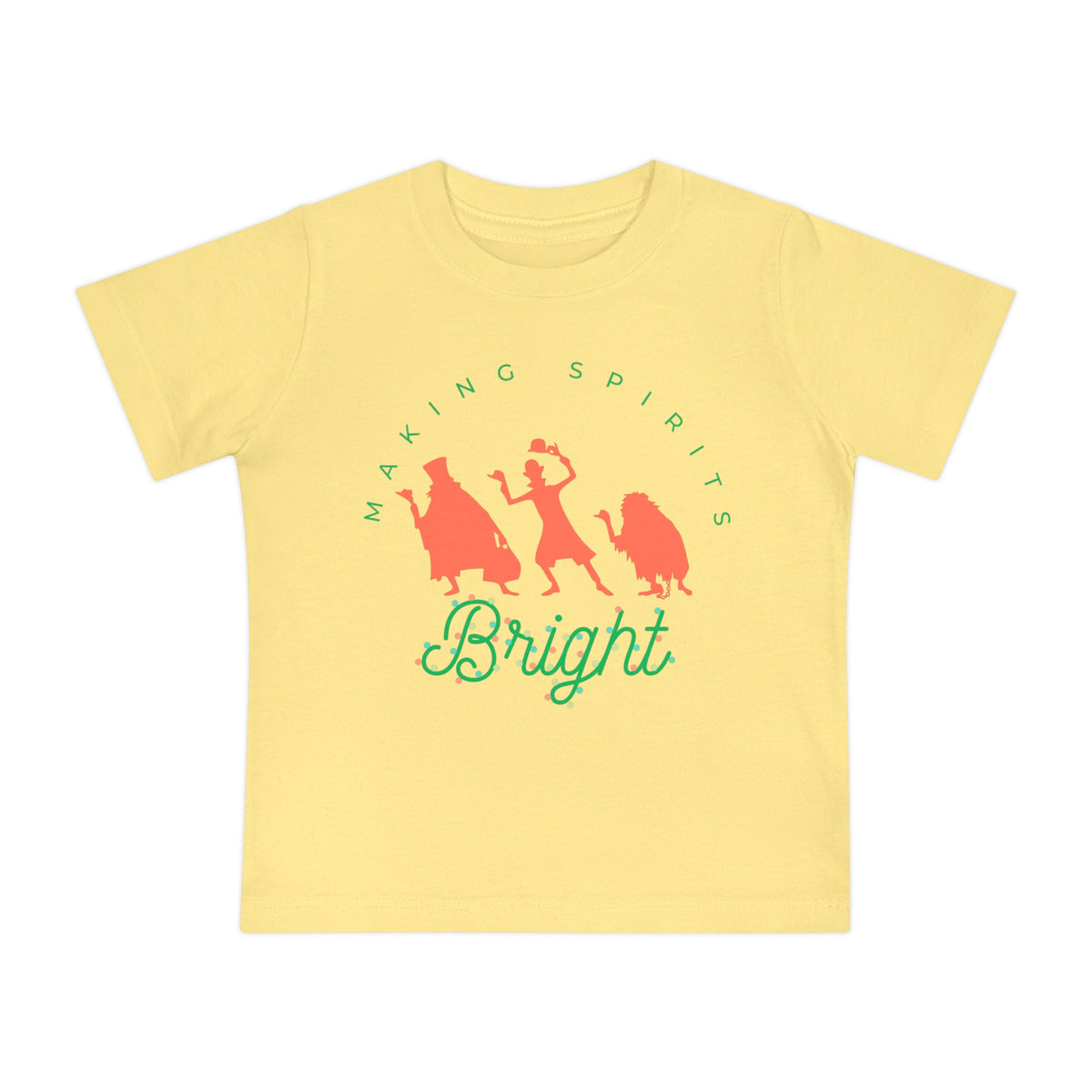 Making Spirits Bright Bella Canvas Baby Short Sleeve T-Shirt