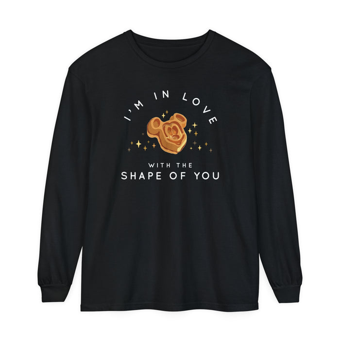 I'm in Love with the Shape of You Comfort Colors Unisex Garment-dyed Long Sleeve T-Shirt