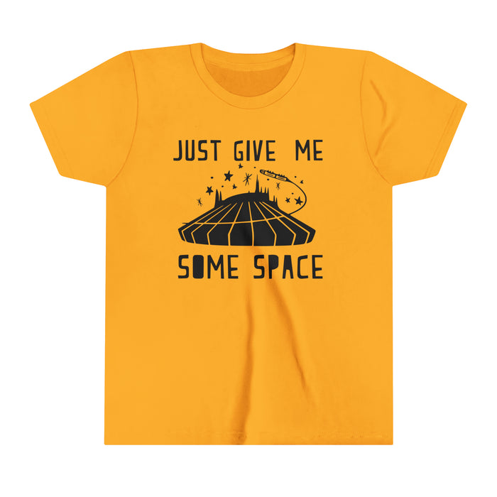 Just Give Me Some Space Bella Canvas Youth Short Sleeve Tee