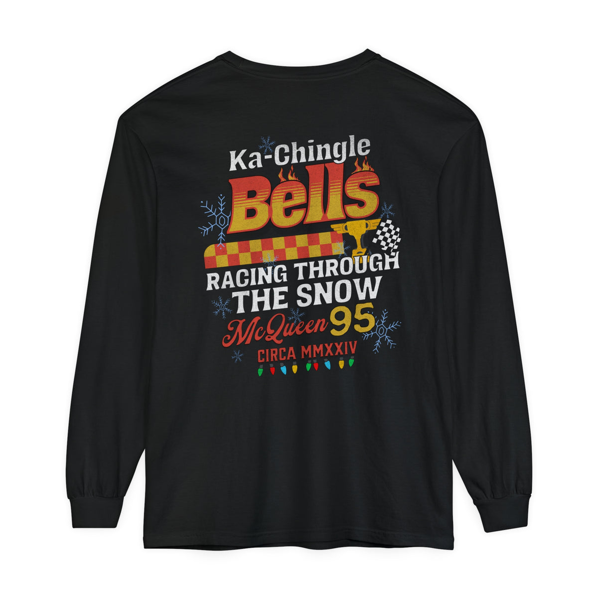 Ka-Chingle Bells Comfort Colors Unisex Garment-dyed Long Sleeve T-Shirt