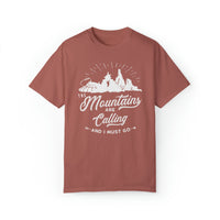 The Mountains Are Calling Comfort Colors Unisex Garment-Dyed T-shirt