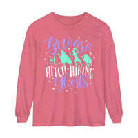 Beware of Hitchhiking Ghosts Comfort Colors Unisex Garment-dyed Long Sleeve T-Shirt