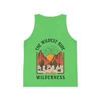 The Wildest Ride In The Wilderness Kid's Bella Canvas Jersey Tank Top