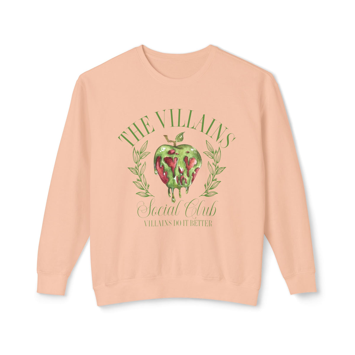 The Villains Social Club Unisex Lightweight Comfort Colors Crewneck Sweatshirt