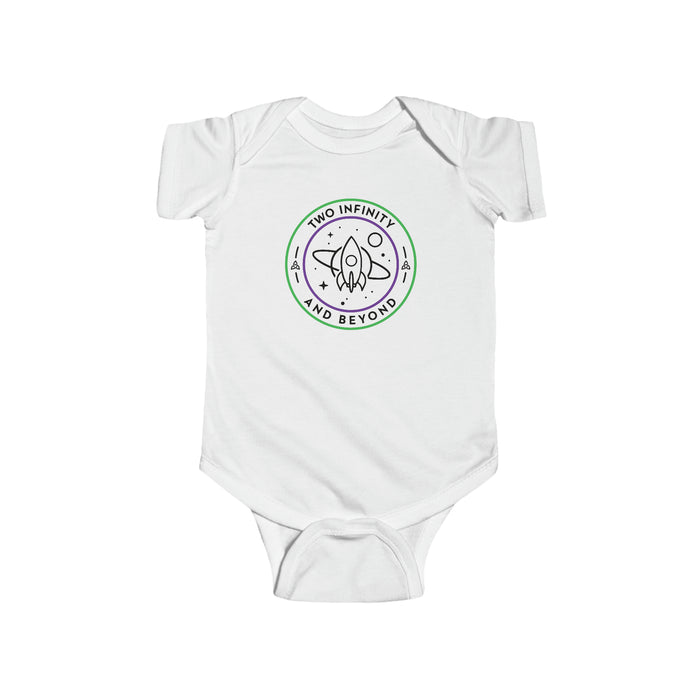 Two Infinity And Beyond Rabbit Skins Infant Fine Jersey Bodysuit