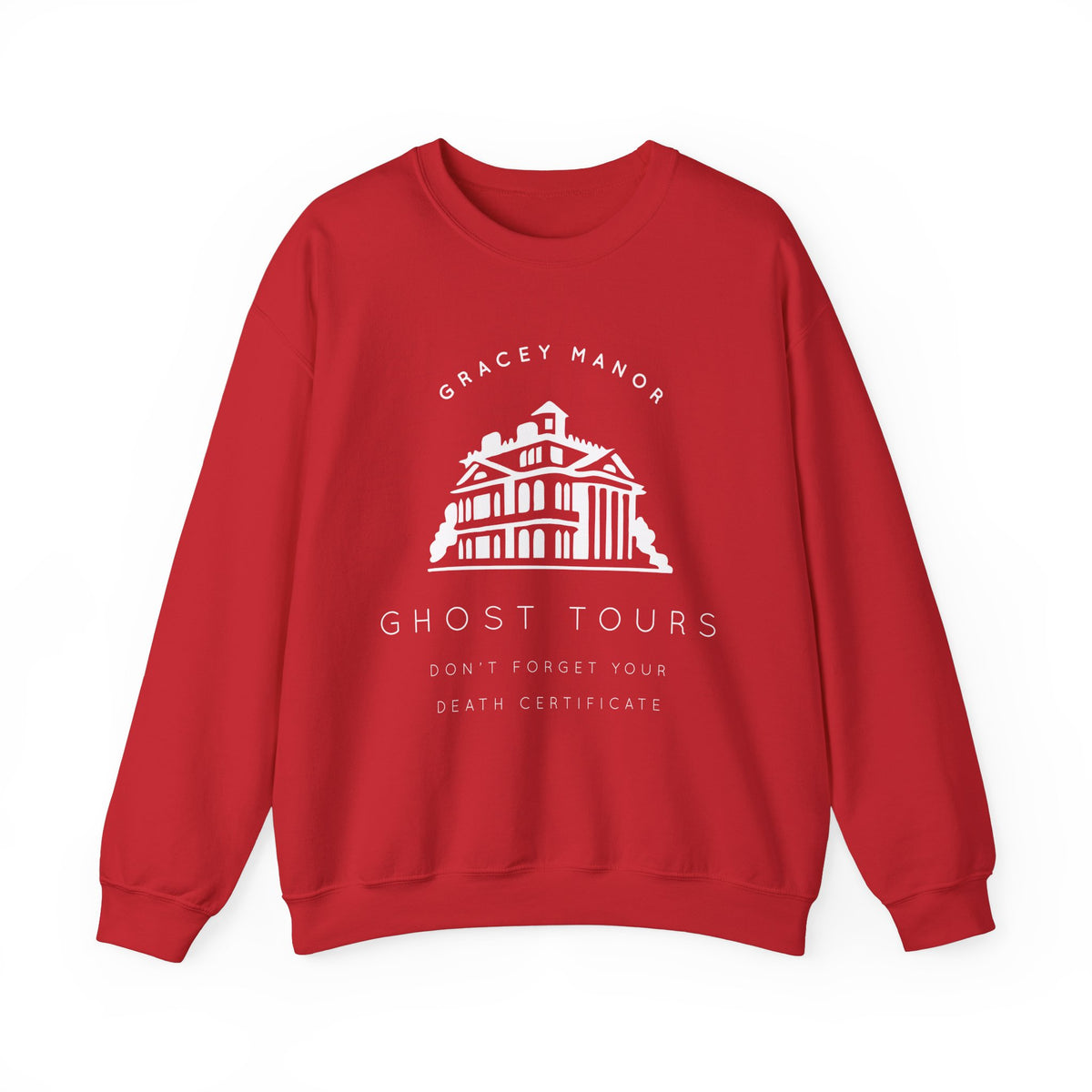 Gracey Manor Ghost Tours Gildan Unisex Heavy Blend™ Crewneck Sweatshirt