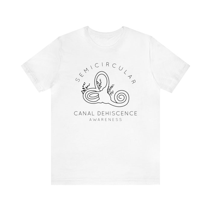 Semicircular Canal Dehiscence Awareness Awareness Bella Canvas Unisex Jersey Short Sleeve Tee