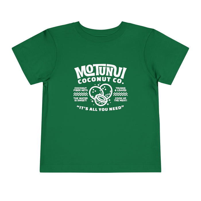 Motunui Coconut Co Bella Canvas Toddler Short Sleeve Tee