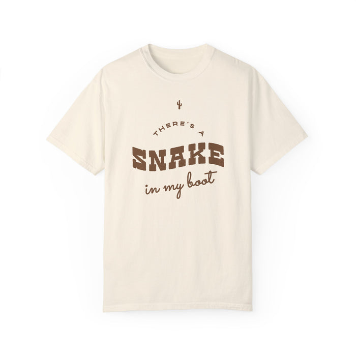 There's A Snake In My Boot Comfort Colors Unisex Garment-Dyed T-shirt