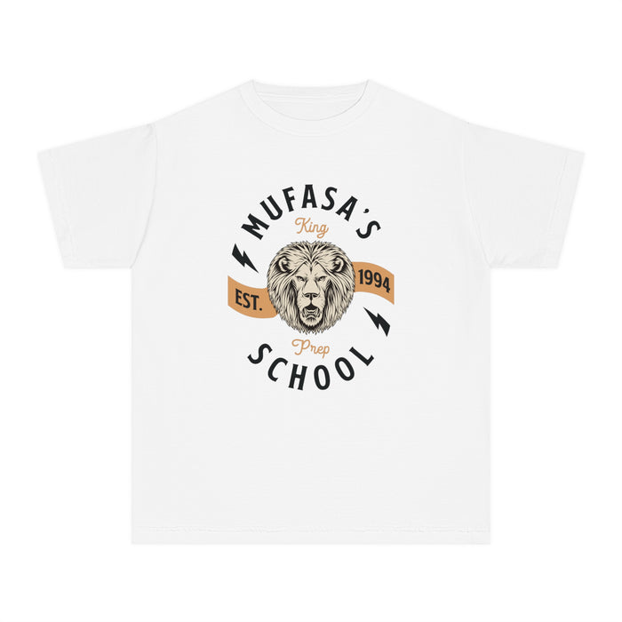 Mufasa's Prep School Comfort Colors Youth Midweight Tee