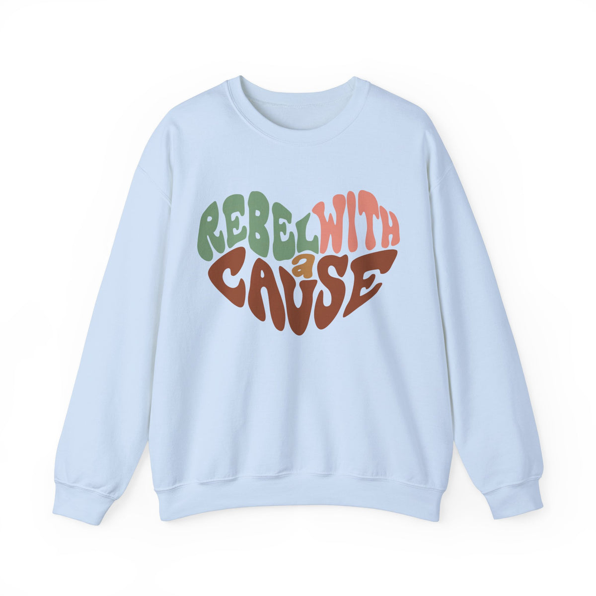 Rebel With A Cause Unisex Heavy Blend™ Crewneck Sweatshirt