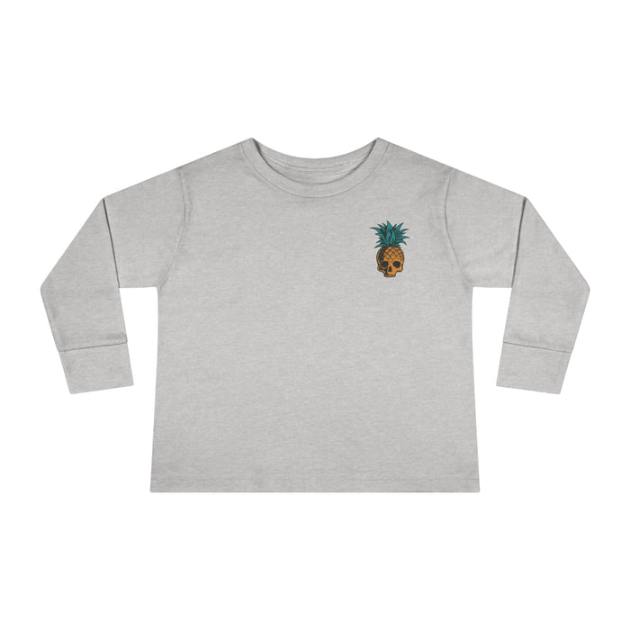 Yo Ho Pirates Life For Me Rabbit Skins Toddler Long Sleeve Tee