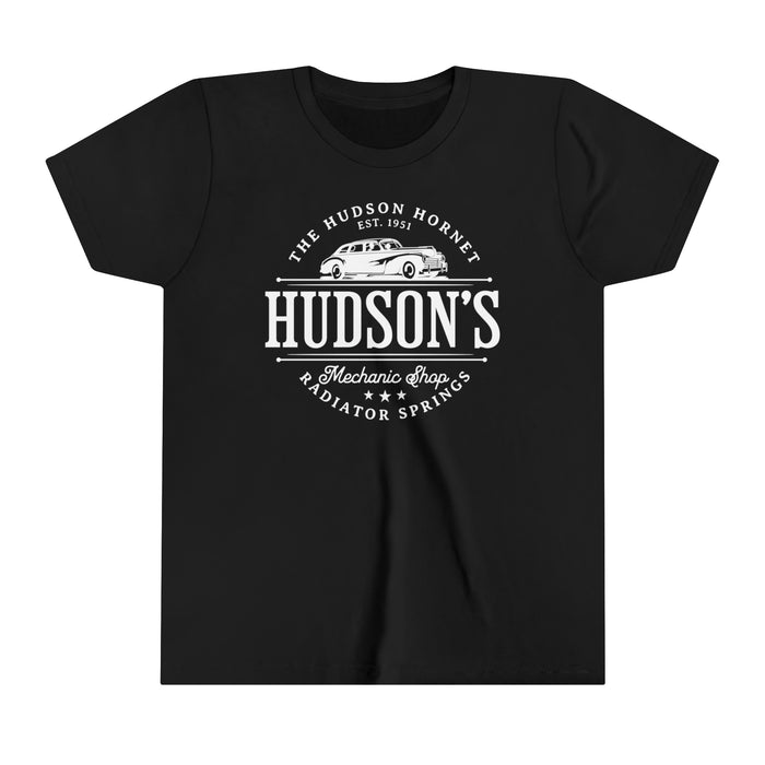 Hudson's Mechanic Shop Bella Canvas Youth Short Sleeve Tee