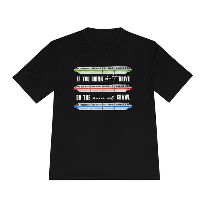 Monorail Crawl Unisex Moisture Wicking Tee