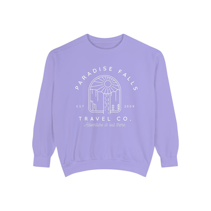 Paradise Falls Vacation Co. Comfort Colors Unisex Garment-Dyed Sweatshirt