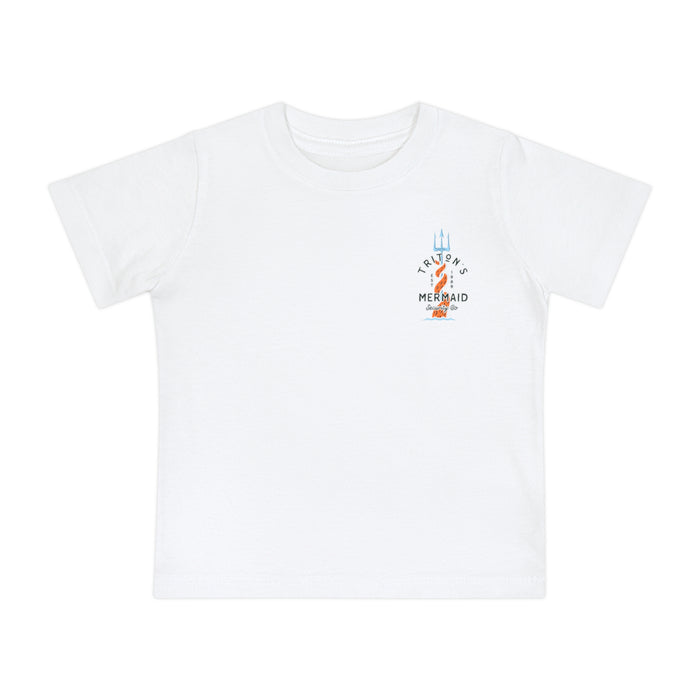 Triton's Mermaid Security Bella Canvas Baby Short Sleeve T-Shirt