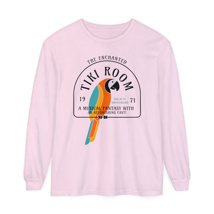 Enchanted Tiki Room Comfort Colors Unisex Garment-dyed Long Sleeve T-Shirt