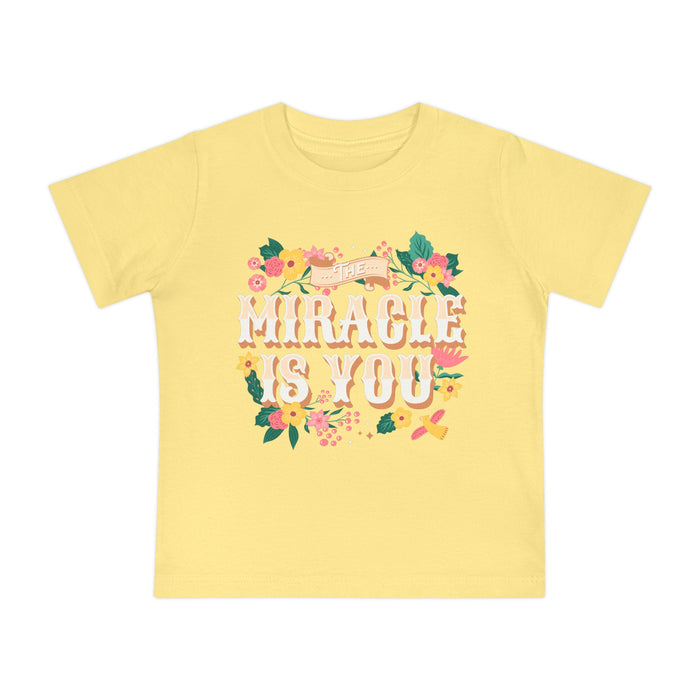 The Miracle Is You Bella Canvas Baby Short Sleeve T-Shirt