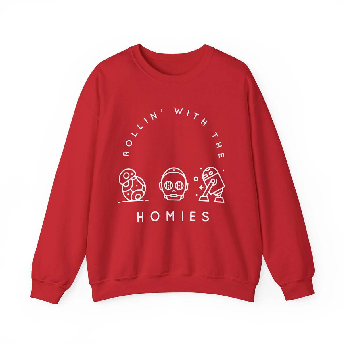 Rollin’ With The Homies Gildan Unisex Heavy Blend™ Crewneck Sweatshirt
